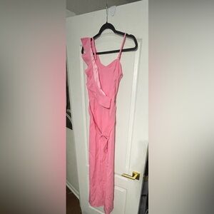 Nordstrom One Shoulder Pink Dress